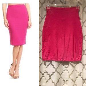 Rocksteady hot pink pencil skirt